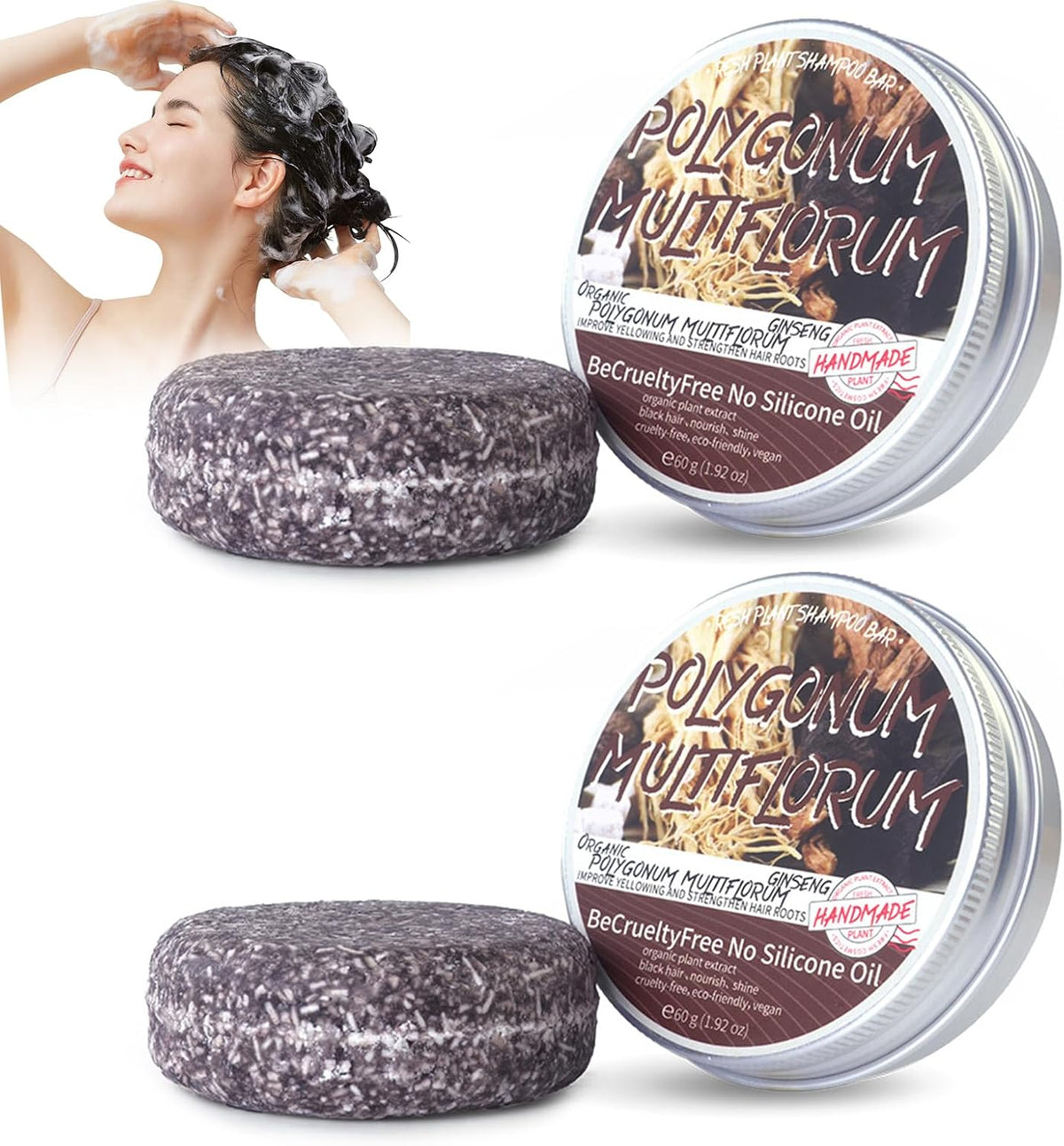 Jabón de Polygonum para el cuidado del cabello