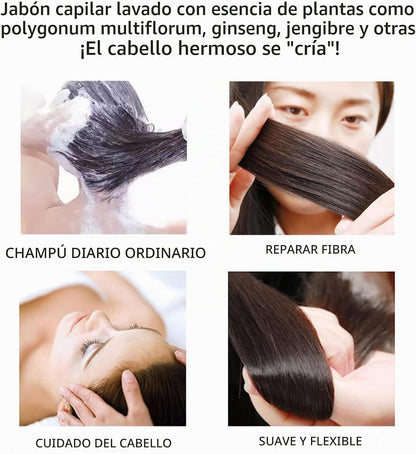 Jabón de Polygonum para el cuidado del cabello