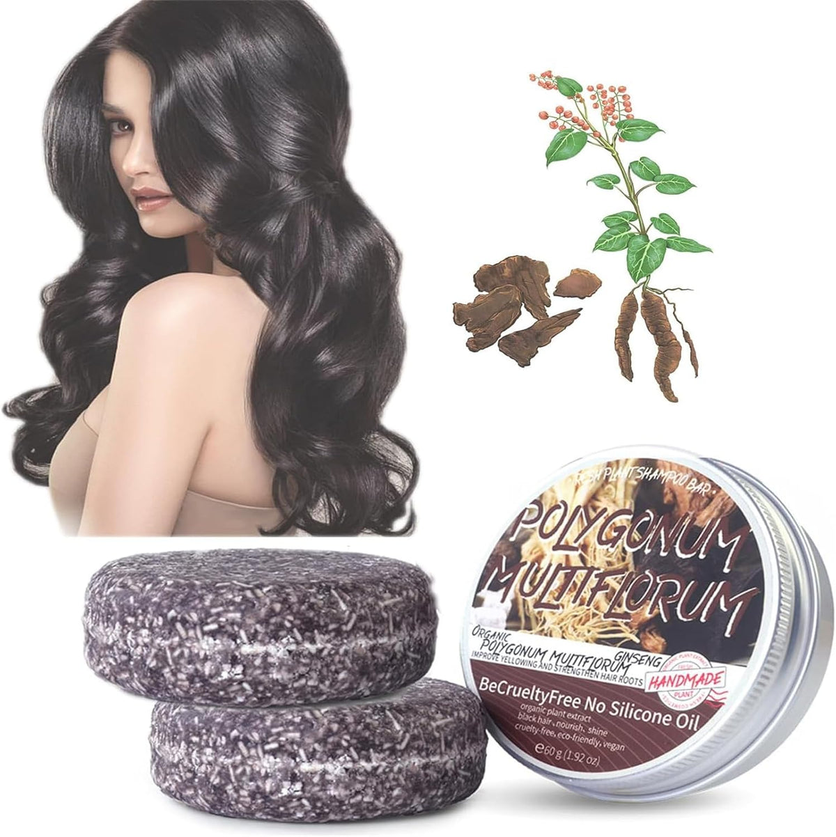 Jabón de Polygonum para el cuidado del cabello